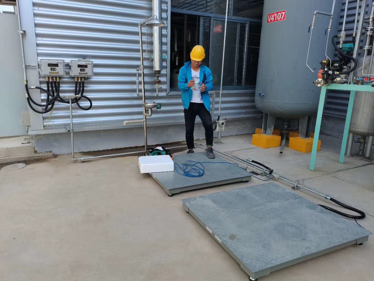 防爆電子地磅秤設(shè)備的線路出現(xiàn)問題的解決方式